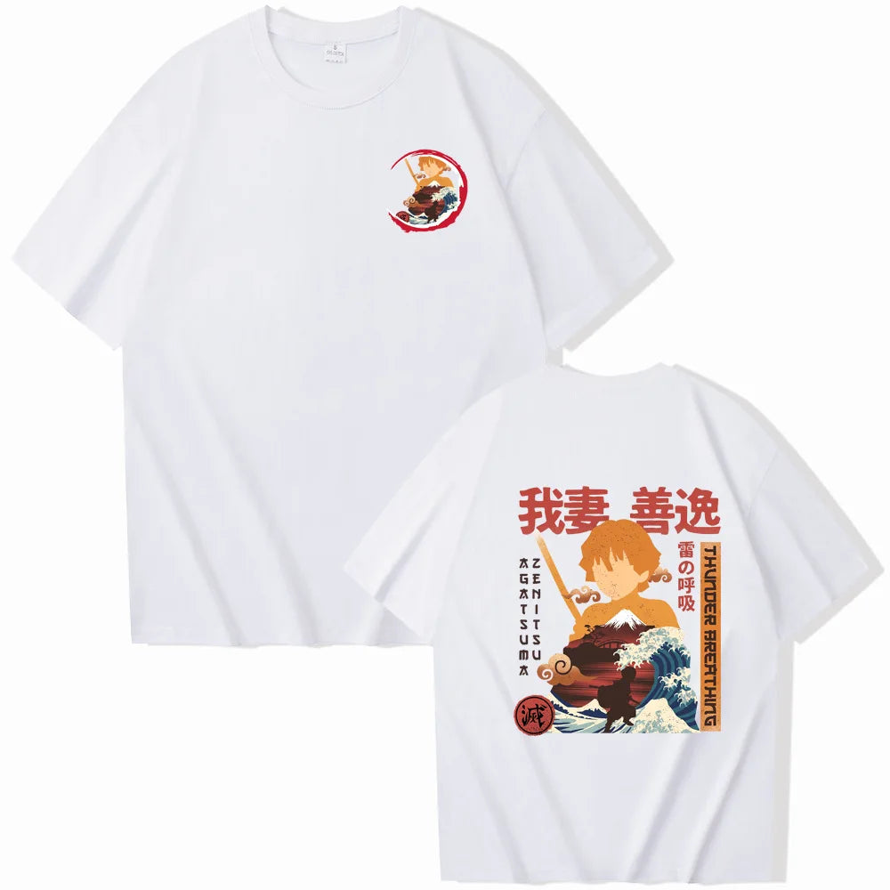 Tee-shirt Demon Slayer 100% Cotton 