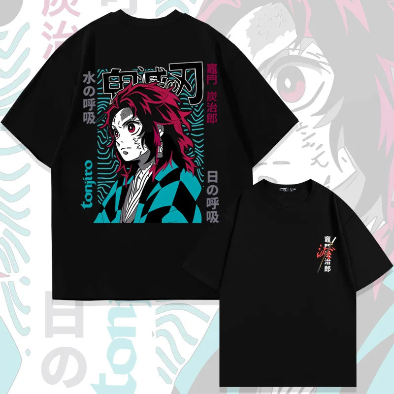 Tee-shirt Demon Slayer 100% Cotton 