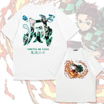 Tee-shirt Demon Slayer 100% Cotton 